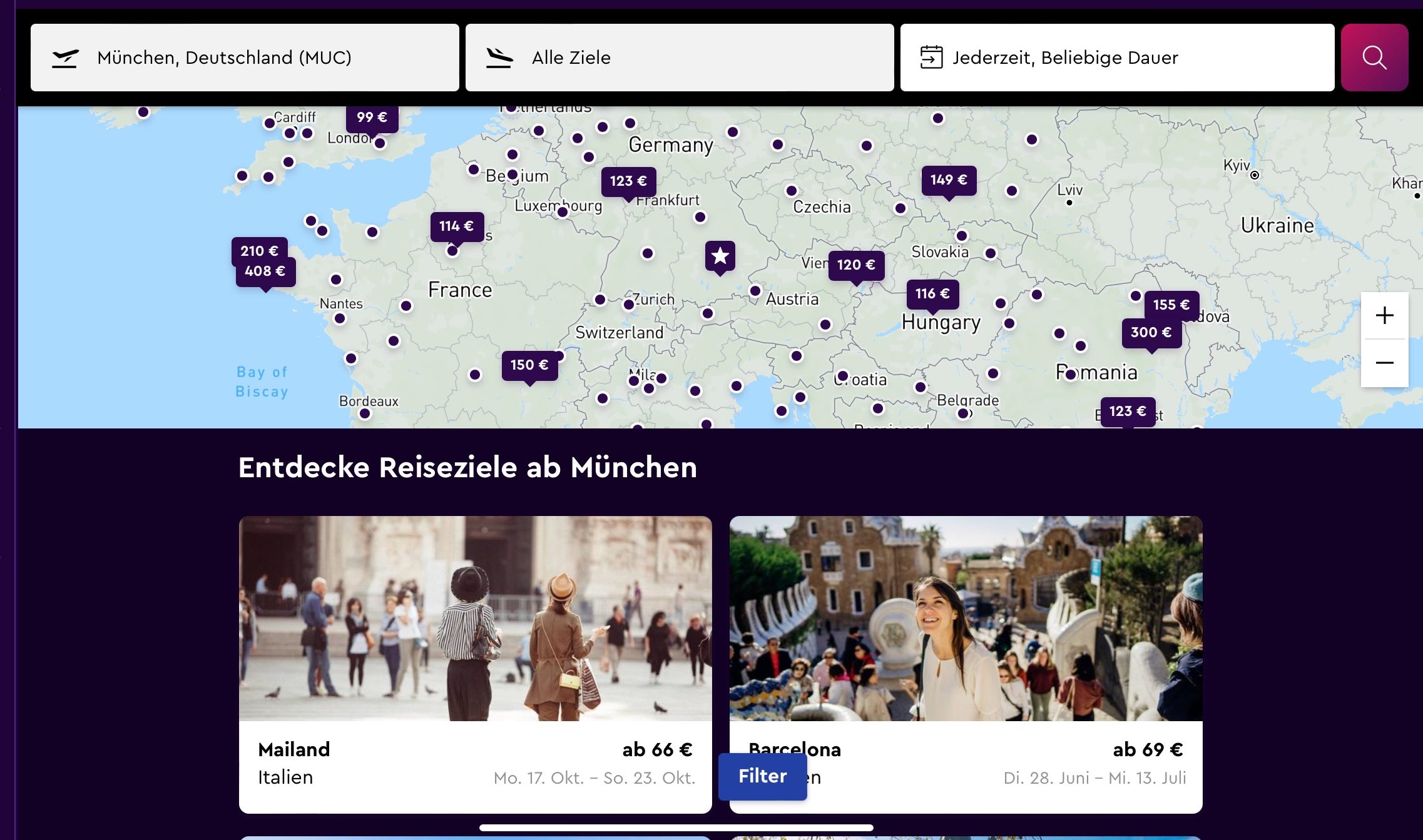 Momondo Flugsuche Jederzeit Egal wohin